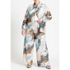 ELOQUII Women's Plus Size Wide Leg Printed Chiffon Pant - 4 of 4