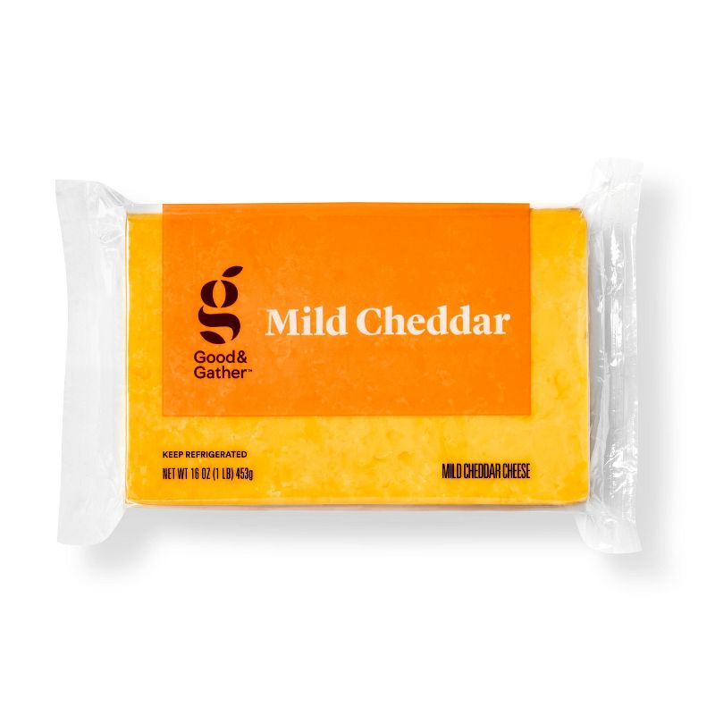 Mild Cheddar Cheese - 16oz - Good & Gather&#8482;, 1 of 5