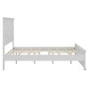 XIYUYEU Farmhouse Solid Wood Queen/Full/King Size Bed Frame with Headboard for Adults,Wood Slats Support,Underbed Storage,White - 4 of 4