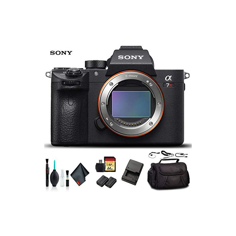 Sony Alpha a7R III Mirrorless Camera ILCE7RM3/B with Soft Bag, 64GB Memory Card, Card Reader, Plus Essential Accessories, 2 of 3