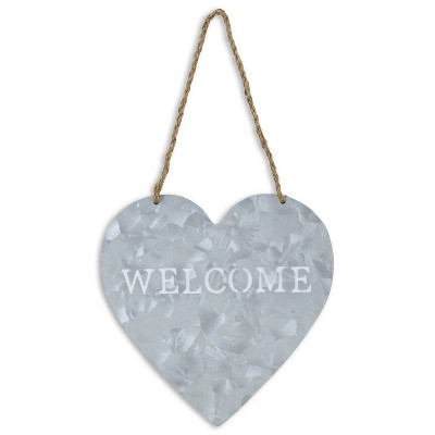 Cheung's Luca Metal Heart Shaped Welcome Sign