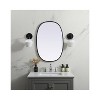 Elegant Lighting Metal Frame Oval Mirror 20x30 - 2 of 4
