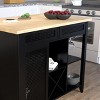 Bramlage Expandable Freestanding Kitchen Island - Black - SEI - 3 of 4