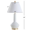 JONATHAN Y Copenhagen Ceramic/Metal LED Table Lamp - 3 of 4