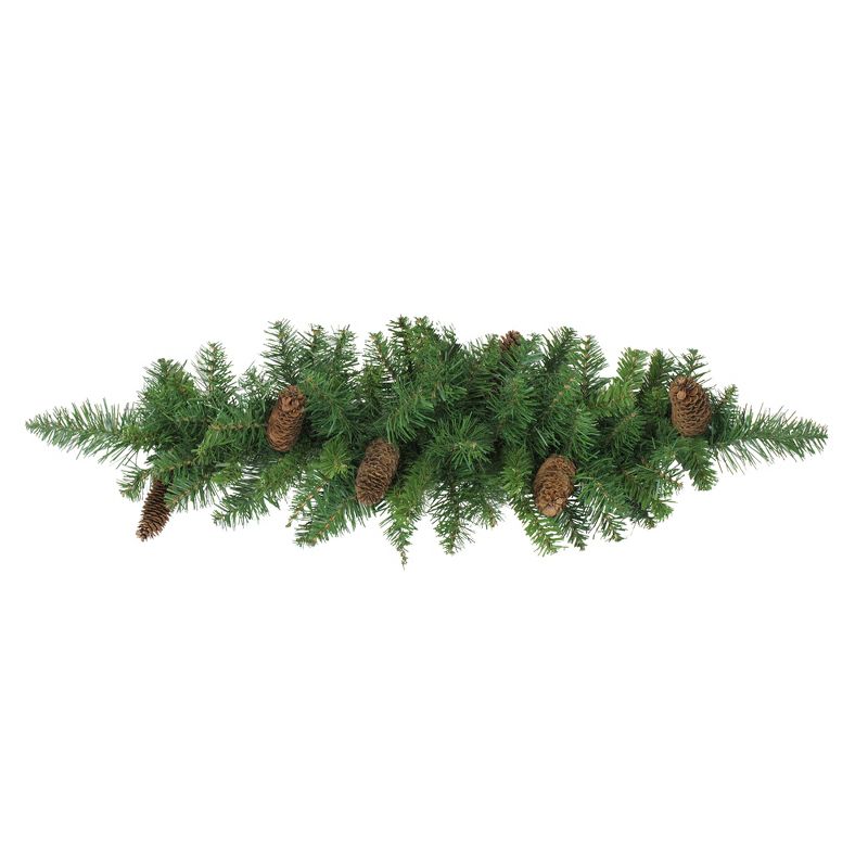 Northlight 32" Unlit  Red Pine with Pine Cones Artificial Christmas Swag, 1 of 3