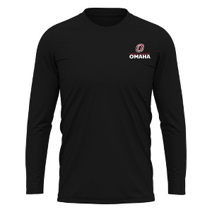Men's University of Nebraska at Omaha Adult Sport Long Sleeve Left Chest Logo - 1 of 4