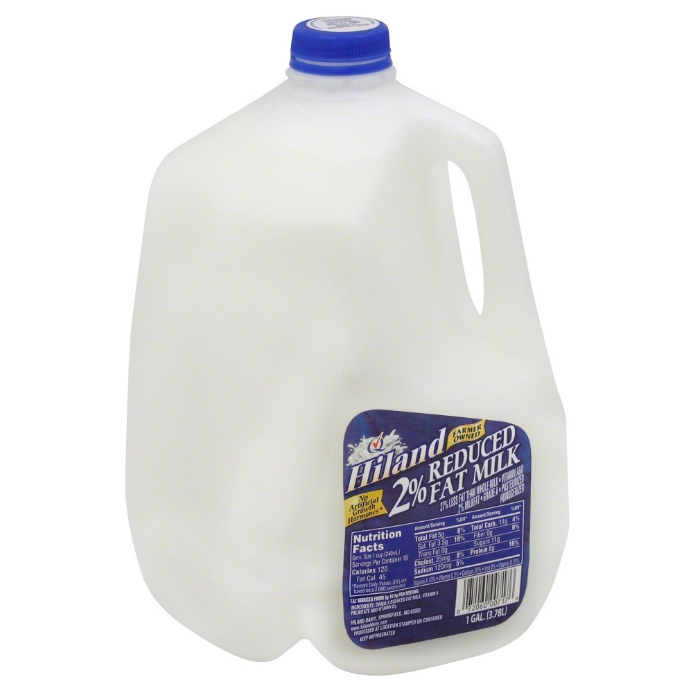 Hiland 2% Milk - 1gal, Milk and Buttermilk