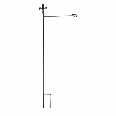 Evergreen Fleur de Lis Garden Flag Stand