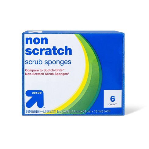 Non-scratch Scrub Sponges - 6ct - Up & Up™ : Target