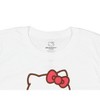 Seven Times Six Hello Kitty Women's Stay Grounded Junior's Adult Cropped T-Shirt White - image 3 of 3