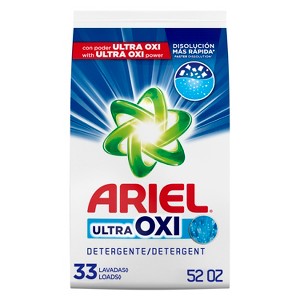 Ariel, with Ultra Oxi, Powder Laundry Detergent, 52 oz 33 loads - 1 of 4