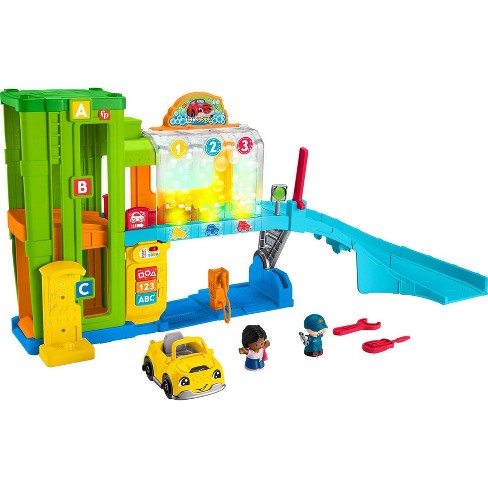 Fisher-Price Little People Toddler Light-Up Learning Garage Playset