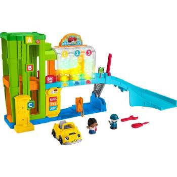 Fisher-Price Little People Toddler Light-Up Learning Garage Playset