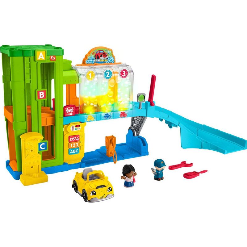 Fisher-Price Little People Toddler Light-Up Learning Garage Playset, 1 of 8