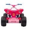 Barbie 12V Kids ATV Ride-On with Rechargeable Battery, LED Headlights, Easy Start, Durable Wheels, Forward & Reverse, Comfy Seat - 4 of 4