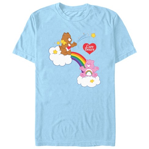 Care Bears Men's Rainbow Bears T-Shirt Beige