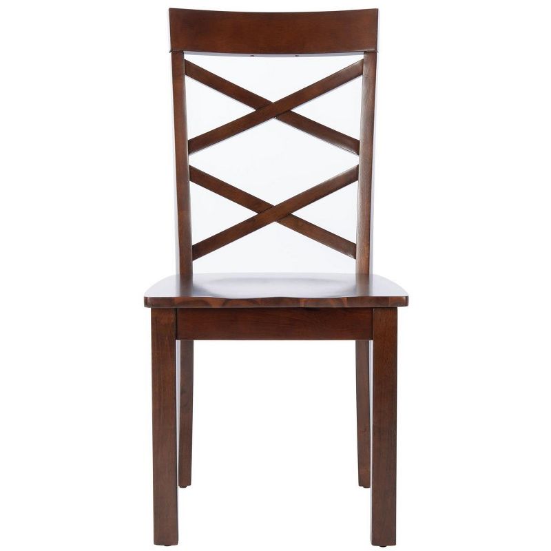Ainslee Dining Chair (Set of 2) - Brown - Safavieh., 3 of 10