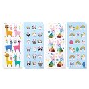 Carlton Cards 150ct Easter Stickers, Llamas, Dogs, Cats, Rainbows, and Rabbits - 2 of 4