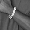 Black Bow Jewelry Men's 10mm Polished Stainless Steel X Link I.D. Bracelet, 8.25 Inch - 4 of 4