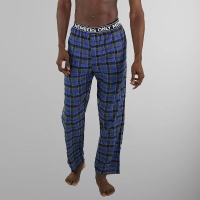 Members Only Sleep Pant for Men with Two Side Pockets - Soft & Breathable Flannel Fabric Loungwear