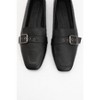 Periwinkle - Black Leather Loafers (Women) | Forever & Always Shoes - 2 of 4