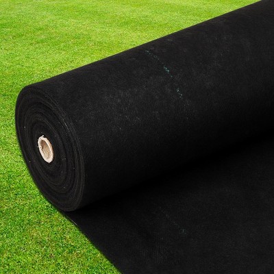 Whizmax Woven Landscape Fabric 5.8oz, 3 X 300ft Weed Fabric Barrier ...