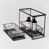 Tiered Vanity Organizer Black - Brightroom™