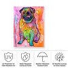 "Pugs & Kisses" Outdoor Canvas - 3 of 4