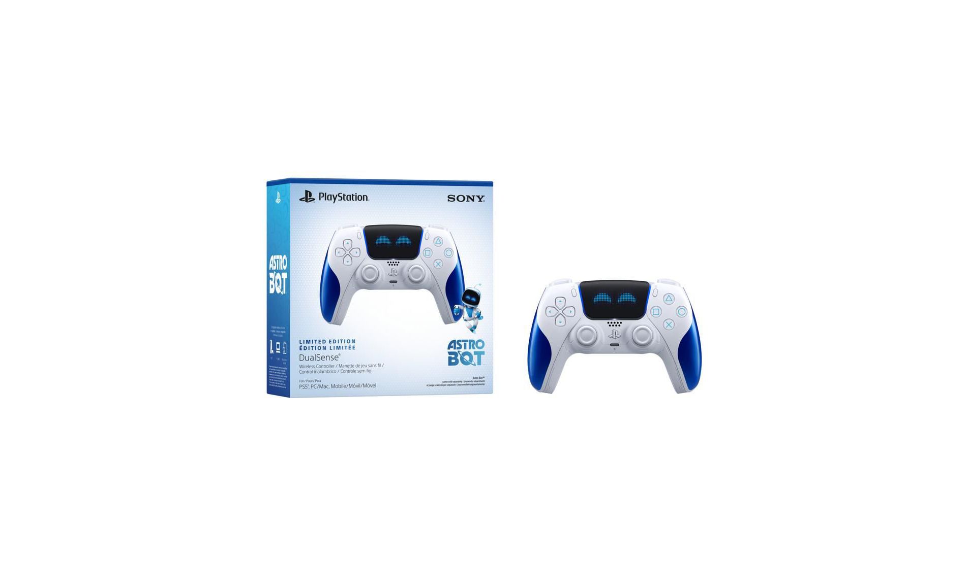 PlayStation 5 DualSense Wireless Controller Astrobot Limited Edition - Manufacture Refurbished