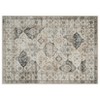 Boho Living Room Rug Washable Vintage Low Pile Non Slip Area Rug for Bedroom Farmhouse Retro Rug Indoor Decor - 2 of 4
