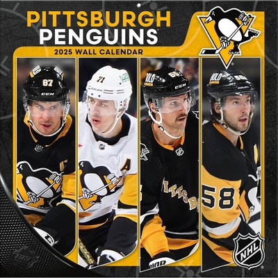 NHL Pittsburgh Penguins 2025 12"x12" Team Wall Calendar