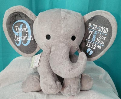 thumbnail image 2 of Bedtime Originals Twinkle Toes Pink Plush Elephant St￭ Animal 10... 2 of 11