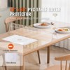 VEVOR Plastic Table Cover, 42 x 60 Inch 2.0 mm Thick Clear Table Protector, Rectangle PVC Desk Mat, Waterproof & Easy Cleaning, Transparent - 3 of 4