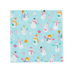 Daydream Society - Blizzard Buddies Large Napkins - Pack of 16 Napkins - 1 of 3