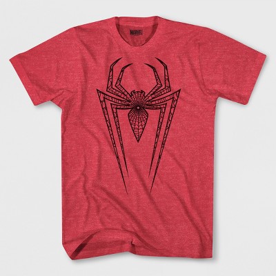 red spiderman t shirt