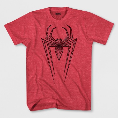 Kids' Spider-man Short Sleeve T-shirt - Red Heather : Target