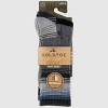 GOLDTOE Signature Collection Men's Striped Camp Hiker Socks - Blue/Gray 6-12.5 - 2 of 4