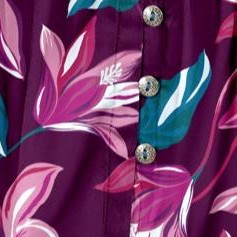 berry painted flowers