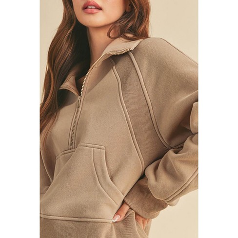  Sweater Coats for Women Oversized Half Zip Pullover