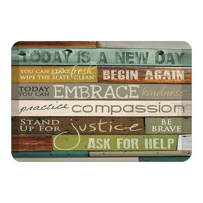 Laural Home New Day 20" x 30" Anti-Fatigue Kitchen Mat