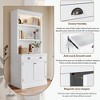 Sapphtopaz Modern 3-Tier Bookcase with Open Shelves, Wood Display Bookshelf for Living Room, Home Office - 4 of 4