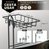 LunaLulinlk Toilet paper holder with shelf, bathroom freestanding toilet paper holder - 3 of 4