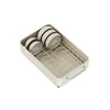 Dish Drying Rack, Pull Out Cabinet Drawer for Kitchen, Metal Slide Out Dish and Bowl Drying Rack Holder Shelf for Bathroom Living Room - 3 of 4