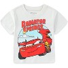 Disney Cars Lightning McQueen Boys 2 Piece Short Sleeve T-Shirt and Shorts Set for Toddlers - 3 of 4