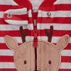 Carter's Just One You® Baby Striped Reindeer Sleep N' Play - Red - 2 of 4