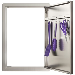 Sersper Stainless Steel Outdoor Access Door - Perfect for Outdoor Kitchens and BBQ Islands - 1 of 4