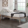 Sauder Cannery Bridge Solid Wood Platform Bed Lintel Oak - 2 of 4