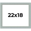 PosterPalooza | Refined Blue Picture Frame - UV Acrylic, Backing Board, Hanging Hardware Included - 2 of 4