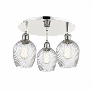 Salina - 3 Light Flush Mount In Industrial Style-9.5 Inches Tall and 16.75 Inches Wide - 1 of 1