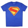 Seven Times Six Superman Shirt Mens S Shield Legacy Movie Adult Costume Graphic Tee Blue - 2 of 4